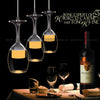 Modern 3 Light LED Kitchen Island Chandelier Electroplated Aluminum Pendant Lighting Fixture