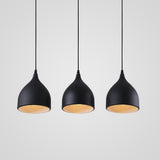 Modern 3 Light Metal Pendant Lighting Industrial Kitchen Island Hanging Lamp Fixture
