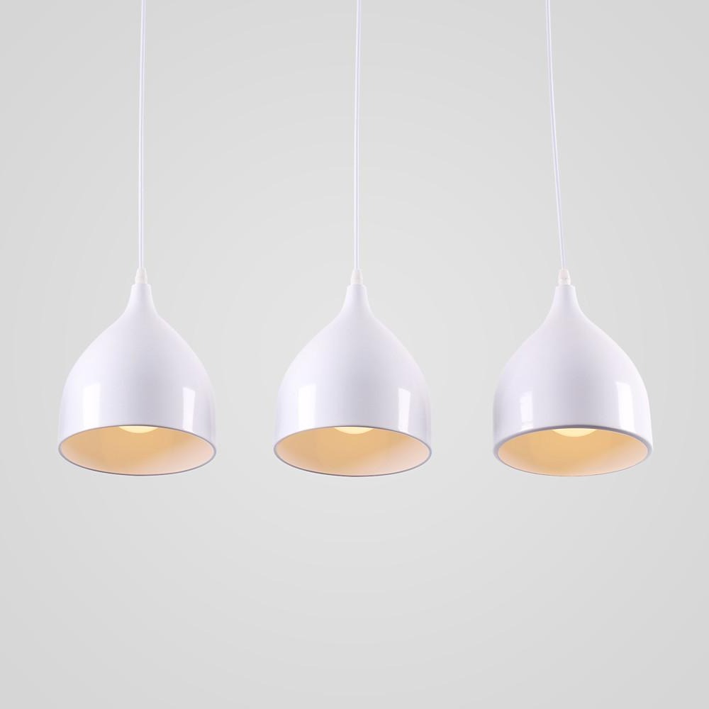 Modern 3 Light Metal Pendant Lighting Industrial Kitchen Island Hanging Lamp Fixture
