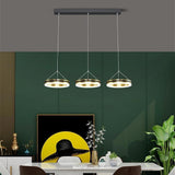 Modern 3 Ring Dimmable LED Chandelier Circular Pendant Light for Dining and Living Room