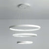 Modern 3 Ring LED Chandelier Round Circular Hanging Ceiling Light for Dining Room