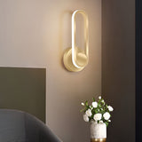 Modern 330 Degree Rotating Rectangular LED Wall Sconce Nordic Style Indoor Lighting