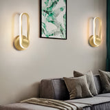 Modern 330 Degree Rotating Rectangular LED Wall Sconce Nordic Style Indoor Lighting