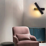 Modern 360 Degree Rotating LED Wall Sconce Minimalist Bedside Lamp for Hallway