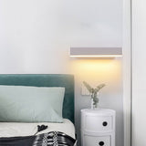 Modern 360 Degree Rotating LED Wall Sconce Minimalist Bedside Lamp for Hallway