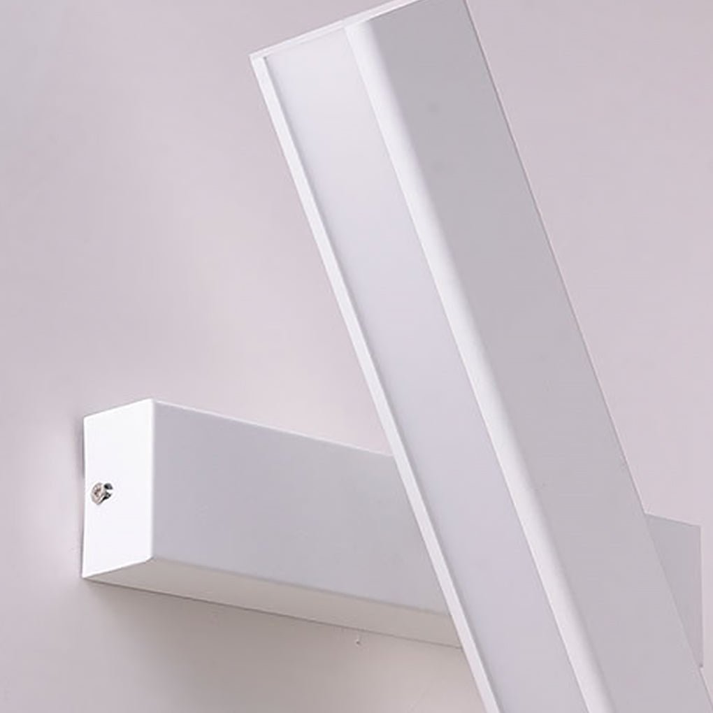 Modern 360 Degree Rotating LED Wall Sconce Minimalist Bedside Lamp for Hallway