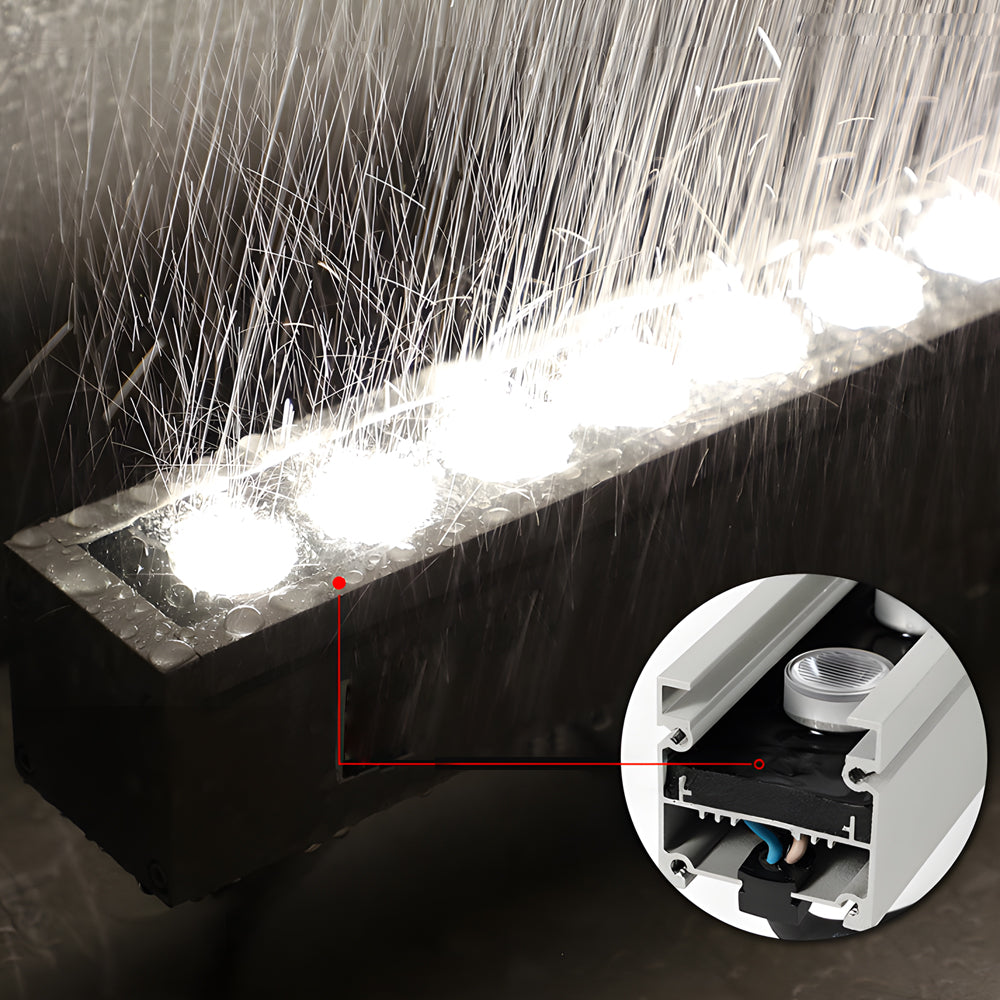 Modern 39.3 Inch 24V Linear LED Wall Washer for Outdoor Facade and Landscape Lighting