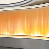 Modern 39.4 Inch Dynamic Ocean Wave LED Wall Washer Light for Living Room and Bedroom