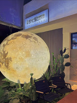 Modern 3D Planet Ball Resin Pendant Light for Celestial Bedroom and Living Room Decor