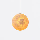 Modern 3D Planet Ball Resin Pendant Light for Celestial Bedroom and Living Room Decor