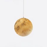 Modern 3D Planet Ball Resin Pendant Light for Celestial Bedroom and Living Room Decor