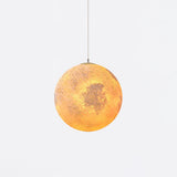 Modern 3D Planet Ball Resin Pendant Light for Celestial Bedroom and Living Room Decor