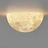 Modern 3D Printed Moon Wall Sconce Celestial LED Indoor Lighting for Bedrooms and Living Rooms