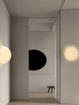 Modern 3D Printed Moon Wall Sconce Celestial LED Indoor Lighting for Bedrooms and Living Rooms
