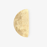 Modern 3D Printed Moon Wall Sconce Celestial LED Indoor Lighting for Bedrooms and Living Rooms