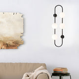 Modern 4 Globe Glass Bubble LED Wall Sconce Decorative Interior Lighting for Bedroom and Living Room