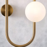 Modern 4 Globe Glass Bubble LED Wall Sconce Decorative Interior Lighting for Bedroom and Living Room
