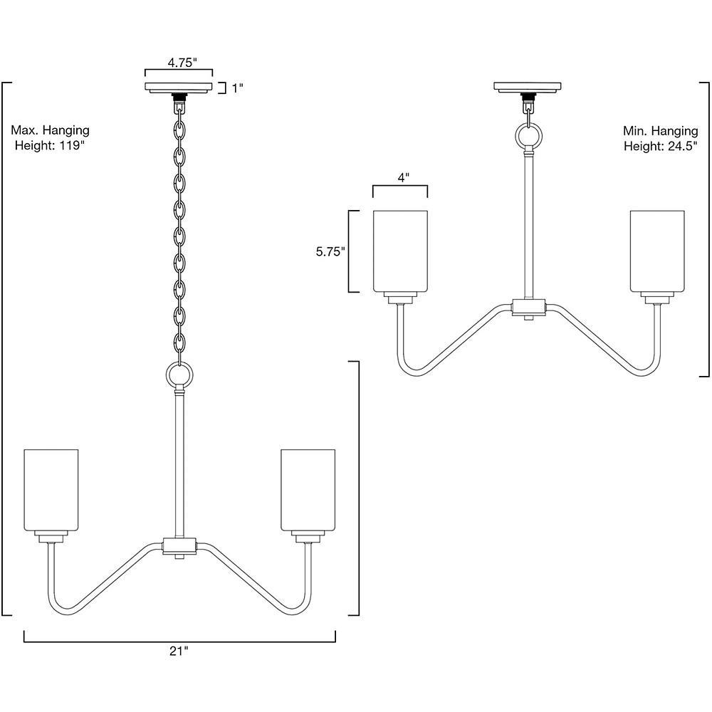 Modern 5 Light Electroplated Glass Candelabra Chandelier Elegant Pendant Lighting for Dining Room