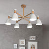 Modern 6 Light Nordic LED Pendant Chandelier for Dining Room and Living Room Decor