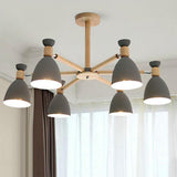Modern 6 Light Nordic LED Pendant Chandelier for Dining Room and Living Room Decor