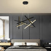 Modern 8 Light LED Sputnik Pendant Lamp Nordic Style Chandelier for Kitchen Island Dining Room and Bedroom