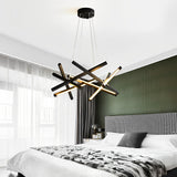 Modern 8 Light LED Sputnik Pendant Lamp Nordic Style Chandelier for Kitchen Island Dining Room and Bedroom