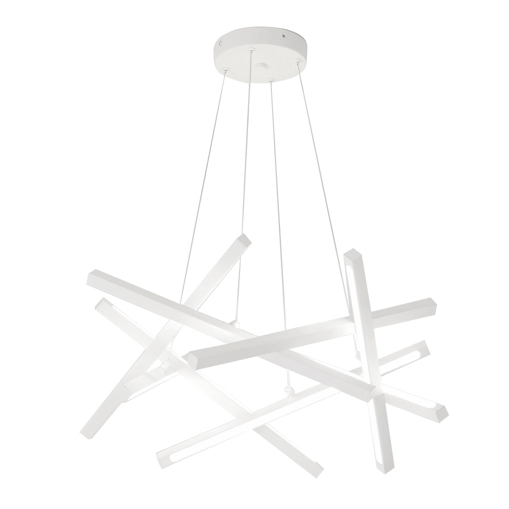 Modern 8 Light LED Sputnik Pendant Lamp Nordic Style Chandelier for Kitchen Island Dining Room and Bedroom