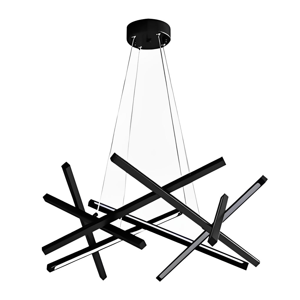 Modern 8 Light LED Sputnik Pendant Lamp Nordic Style Chandelier for Kitchen Island Dining Room and Bedroom