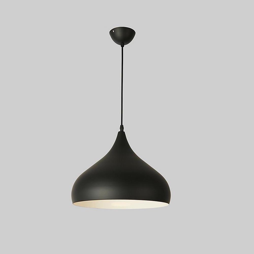 Modern 9 Inch Metal Dome Pendant Light Colorful Bowl Shaped Hanging Lamp for Kitchen and Dining Room