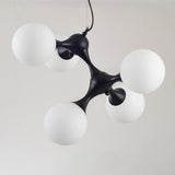 Modern 9 Light Globe Sputnik Bubble Chandelier Glass LED Ceiling Fixture for Dining Room
