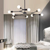 Modern 9 Light Sputnik Chandelier Contemporary LED Hanging Ceiling Pendant Light