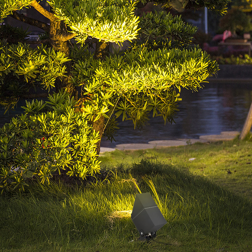 Modern 9W LED Landscape Spotlight IP65 Waterproof DC24V Outdoor Tree Light for Garden Paths