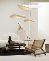 Modern Abstract Cloud Tyvek Pendant Light Sustainable LED Hanging Ceiling Luminaire