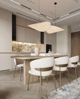 Modern Abstract Cloud Tyvek Pendant Light Sustainable LED Hanging Ceiling Luminaire
