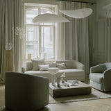 Modern Abstract Cloud Tyvek Pendant Light Sustainable LED Hanging Ceiling Luminaire