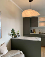 Modern Abstract Cloud Tyvek Pendant Light Sustainable LED Hanging Ceiling Luminaire