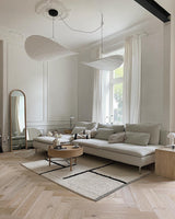 Modern Abstract Cloud Tyvek Pendant Light Sustainable LED Hanging Ceiling Luminaire