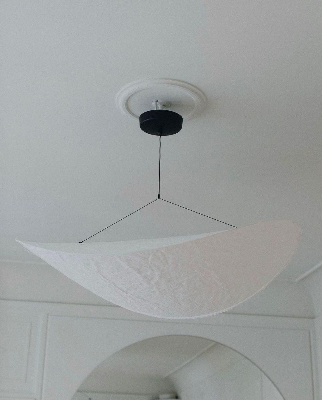 Modern Abstract Cloud Tyvek Pendant Light Sustainable LED Hanging Ceiling Luminaire
