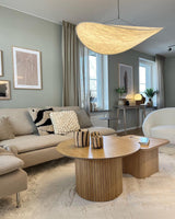 Modern Abstract Cloud Tyvek Pendant Light Sustainable LED Hanging Ceiling Luminaire
