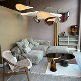 Modern Abstract Cloud Tyvek Pendant Light Sustainable LED Hanging Ceiling Luminaire