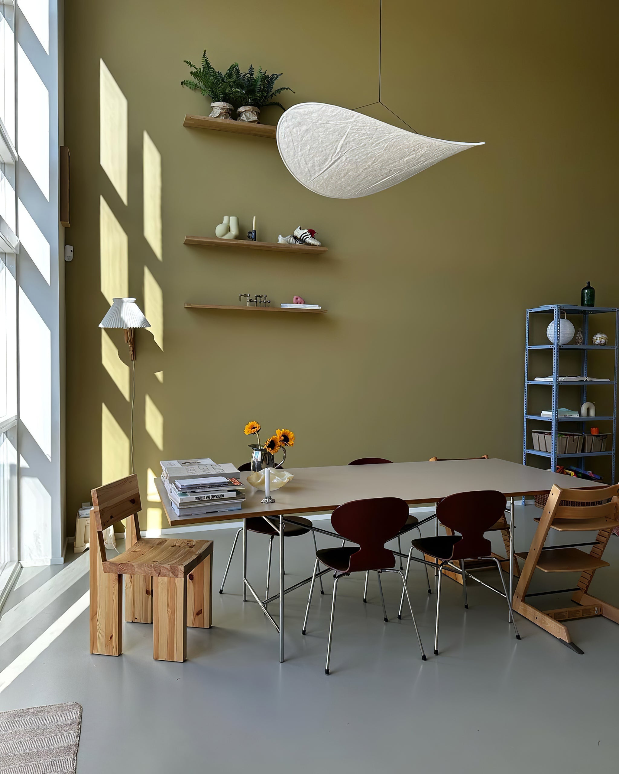 Modern Abstract Cloud Tyvek Pendant Light Sustainable LED Hanging Ceiling Luminaire