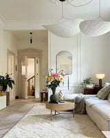 Modern Abstract Cloud Tyvek Pendant Light Sustainable LED Hanging Ceiling Luminaire