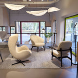 Modern Abstract Cloud Tyvek Pendant Light Sustainable LED Hanging Ceiling Luminaire