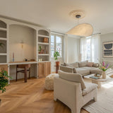 Modern Abstract Cloud Tyvek Pendant Light Sustainable LED Hanging Ceiling Luminaire