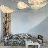 Modern Abstract Cloud Tyvek Pendant Light Sustainable LED Hanging Ceiling Luminaire