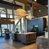 Modern Abstract Cloud Tyvek Pendant Light Sustainable LED Hanging Ceiling Luminaire