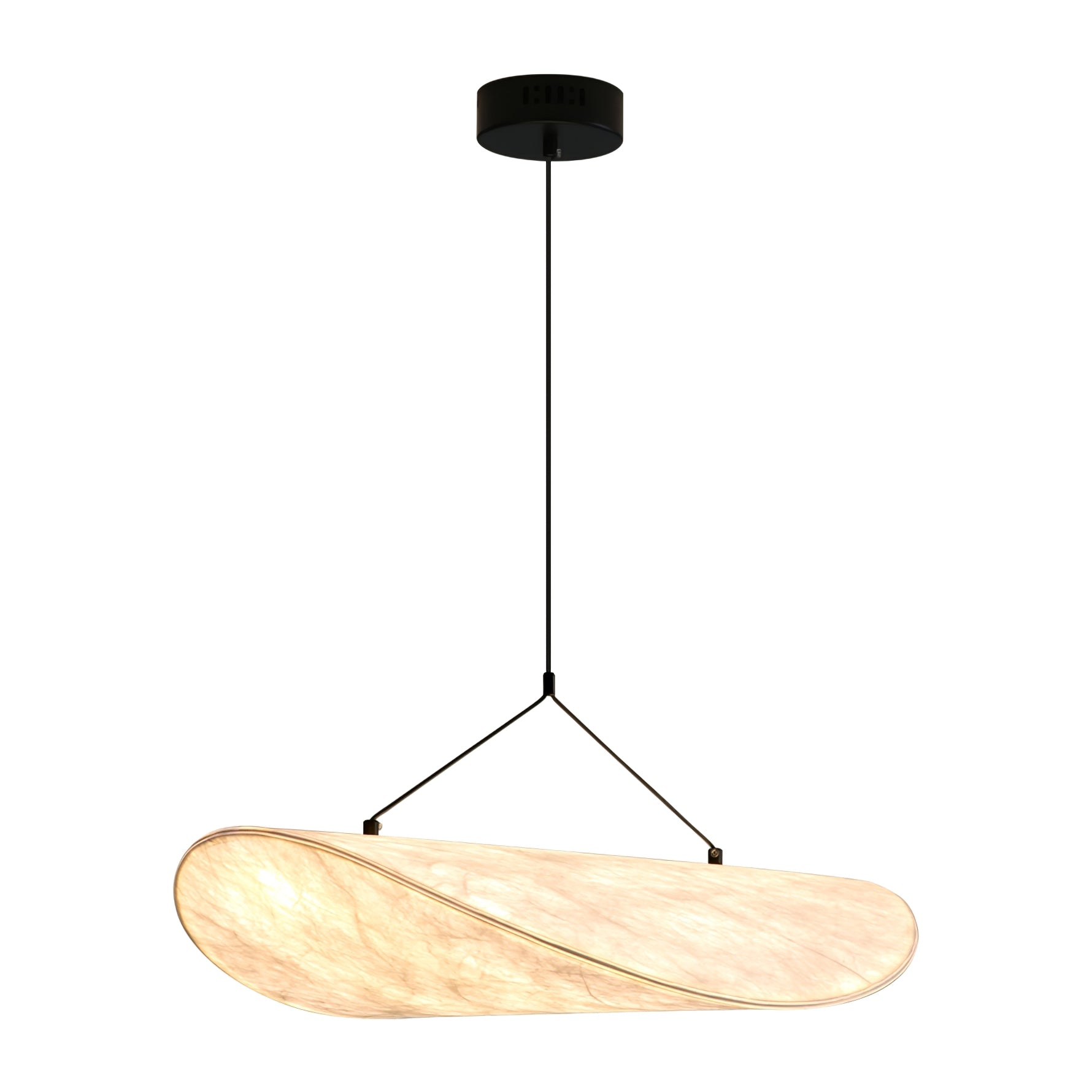 Modern Abstract Cloud Tyvek Pendant Light Sustainable LED Hanging Ceiling Luminaire