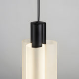 Modern Acrylic Cylinder Pendant Lights 1 2 3 Heads Hanging Ceiling Lamp in Gold or Black