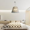 Modern Acrylic Feather Chandelier with 3 Step Dimming for Dining Room and Bedroom