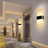 Modern Acrylic LED Wall Lamp 6W Rectangular Indoor Sconce Lighting for Bedroom Living Room and Hallway